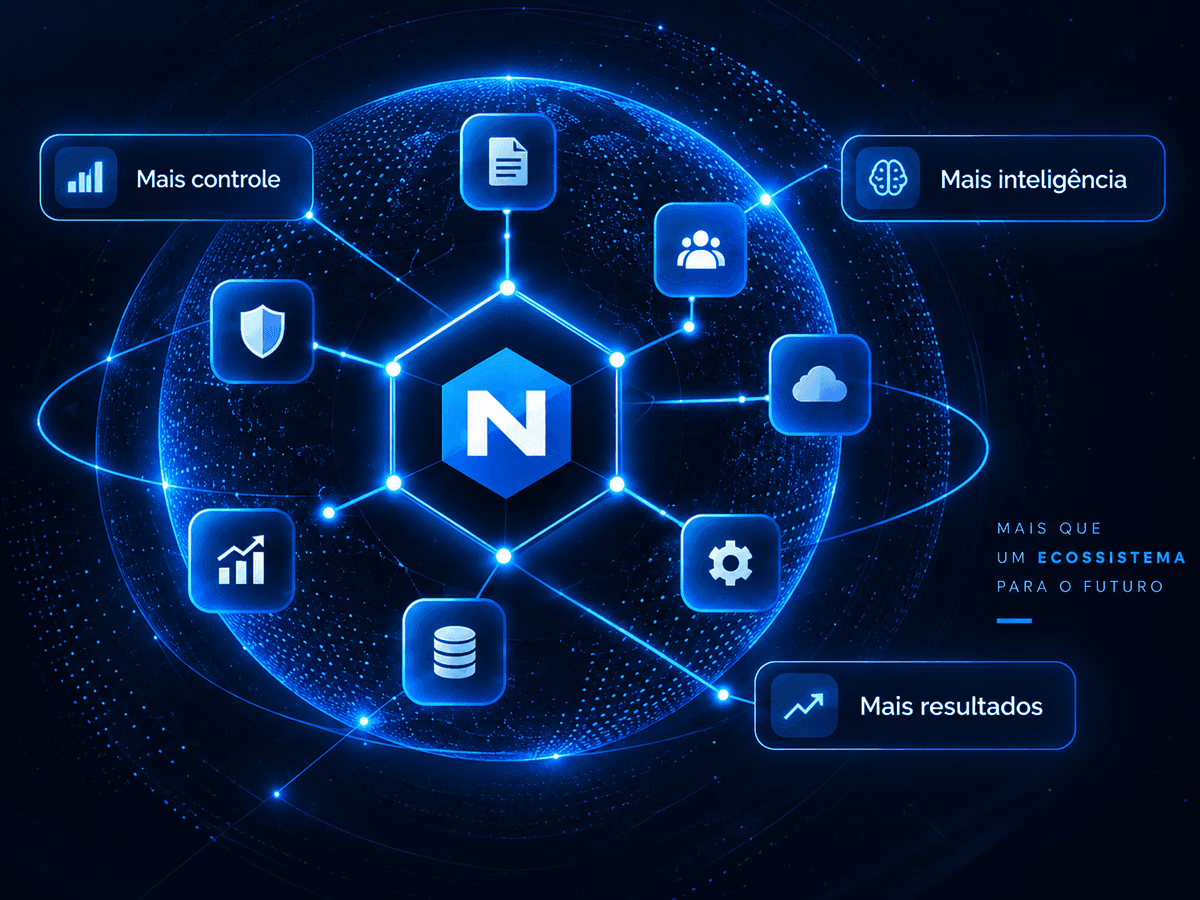 Ecossistema v2Nexus — uma plataforma, múltiplos produtos conectados